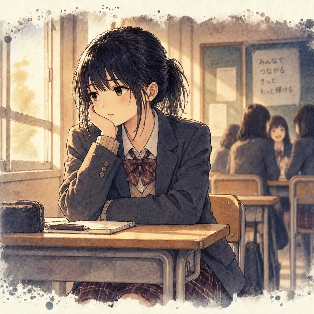 悩み続ける女子