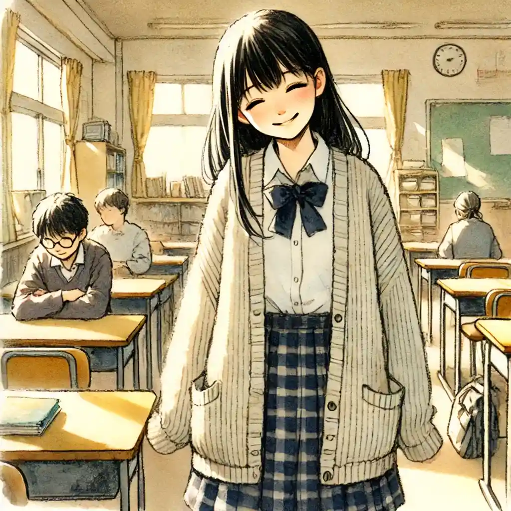 笑顔で話しかける