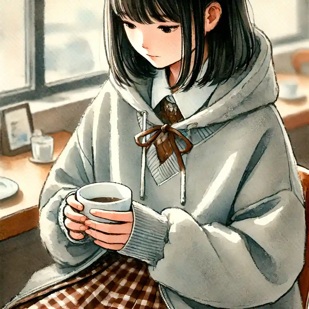 SNS中の中学生女子