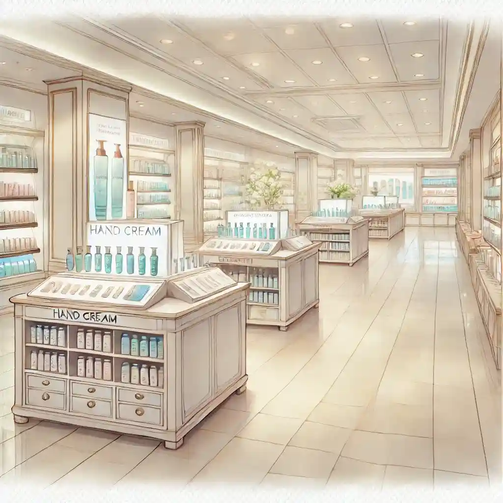 ハンドクリーム売り場