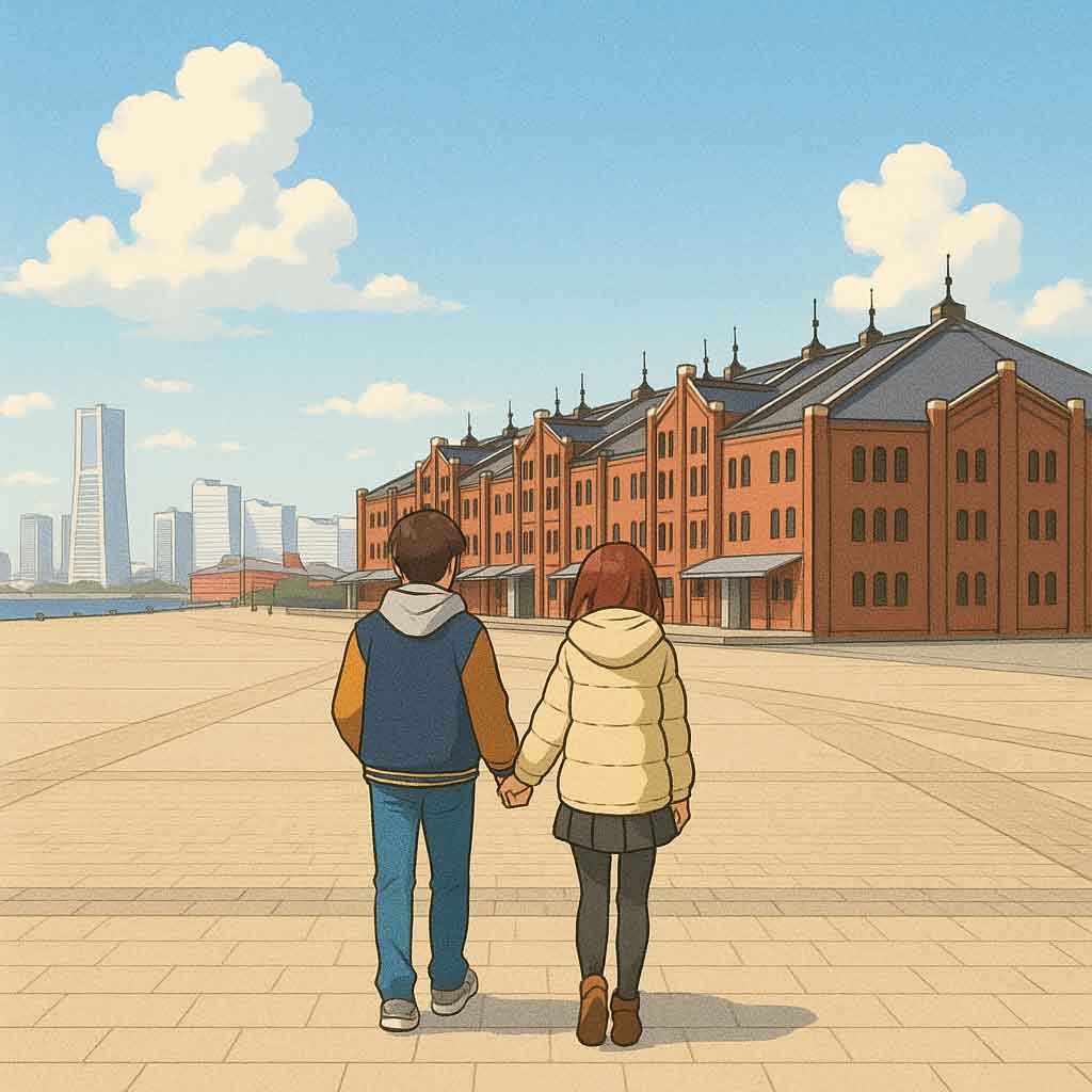 デートしている中学生男子女子