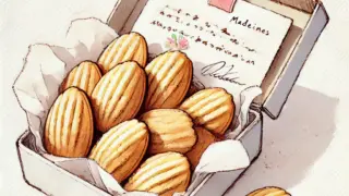 ホワイトデーのマドレーヌ
