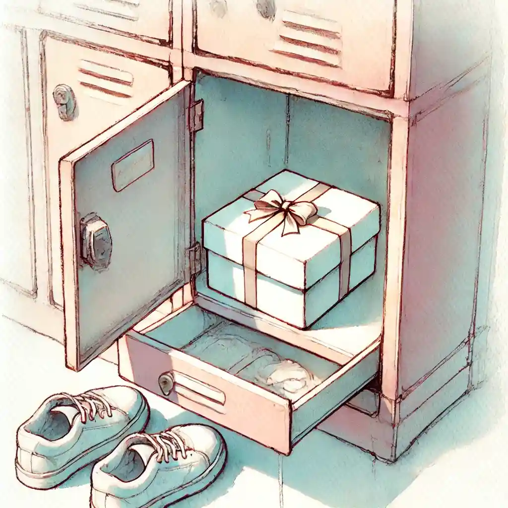 下駄箱の中のマドレーヌ