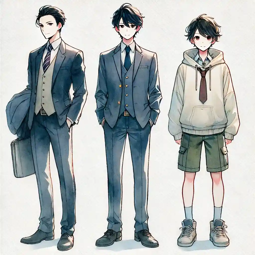 社会人 高校生 中学生 男子