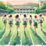 体育祭　女子１００M