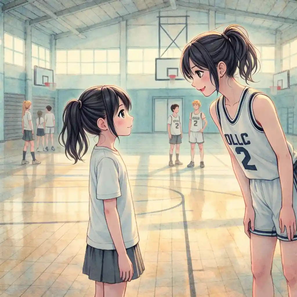 見学に来た新入生