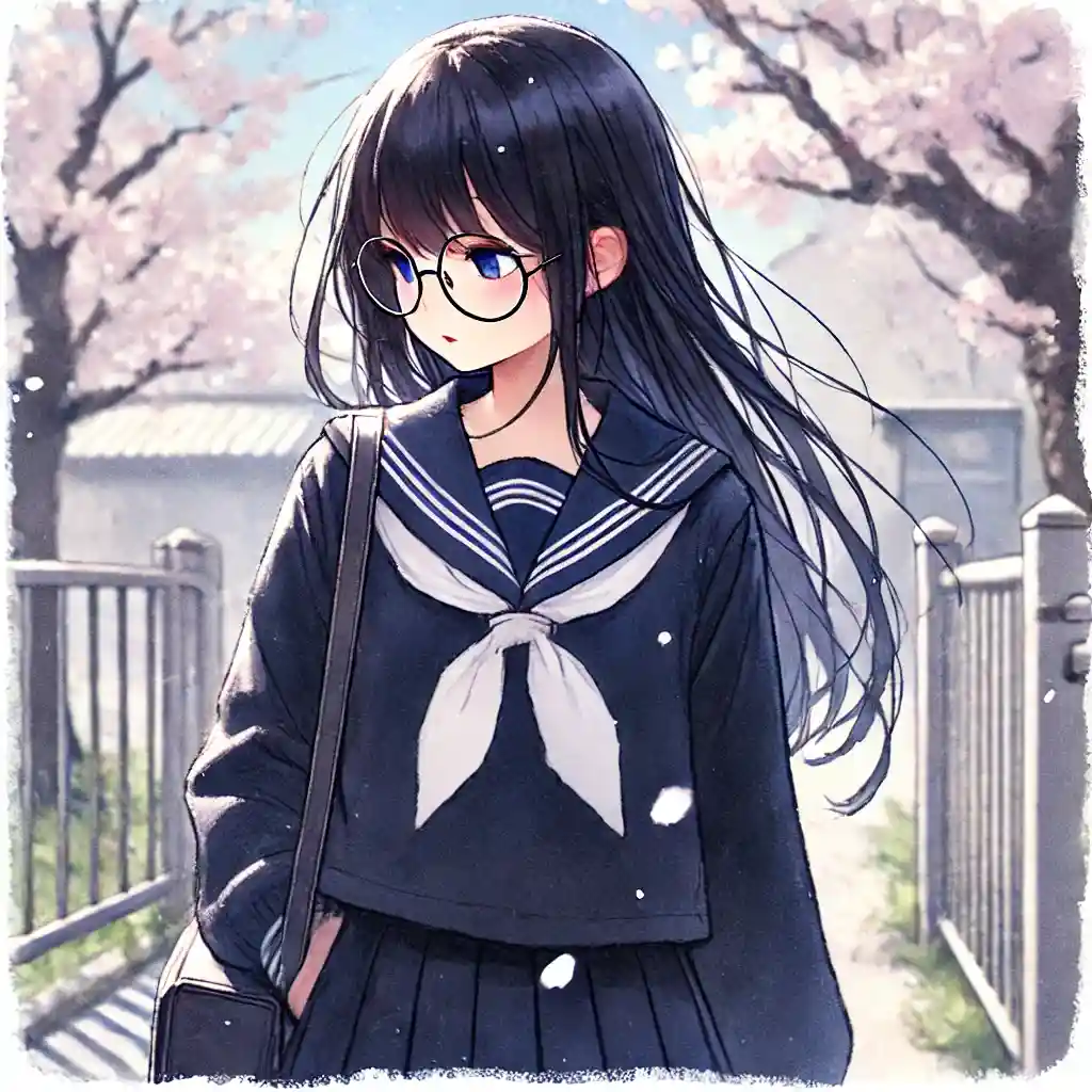 登校してきた女子