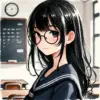 佇まいで第一印象がいい中学生女子