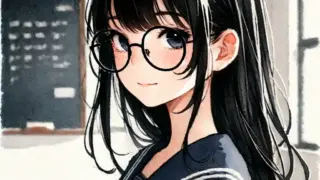 佇まいで第一印象がいい中学生女子