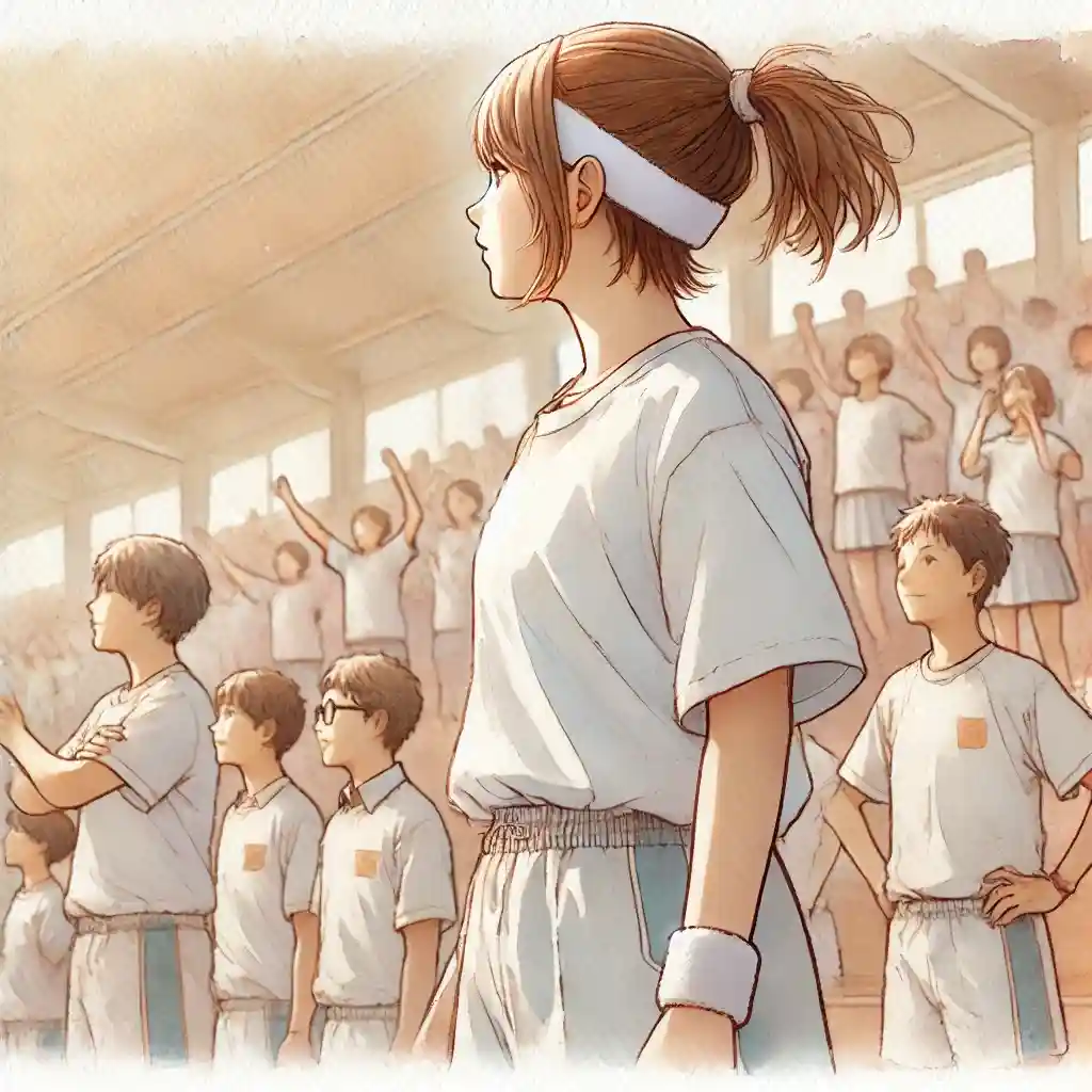 ふとした瞬間に撮られている中学生女子