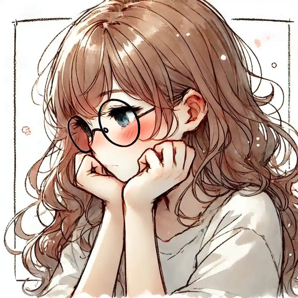 宿題の順番を考えている中学生女子