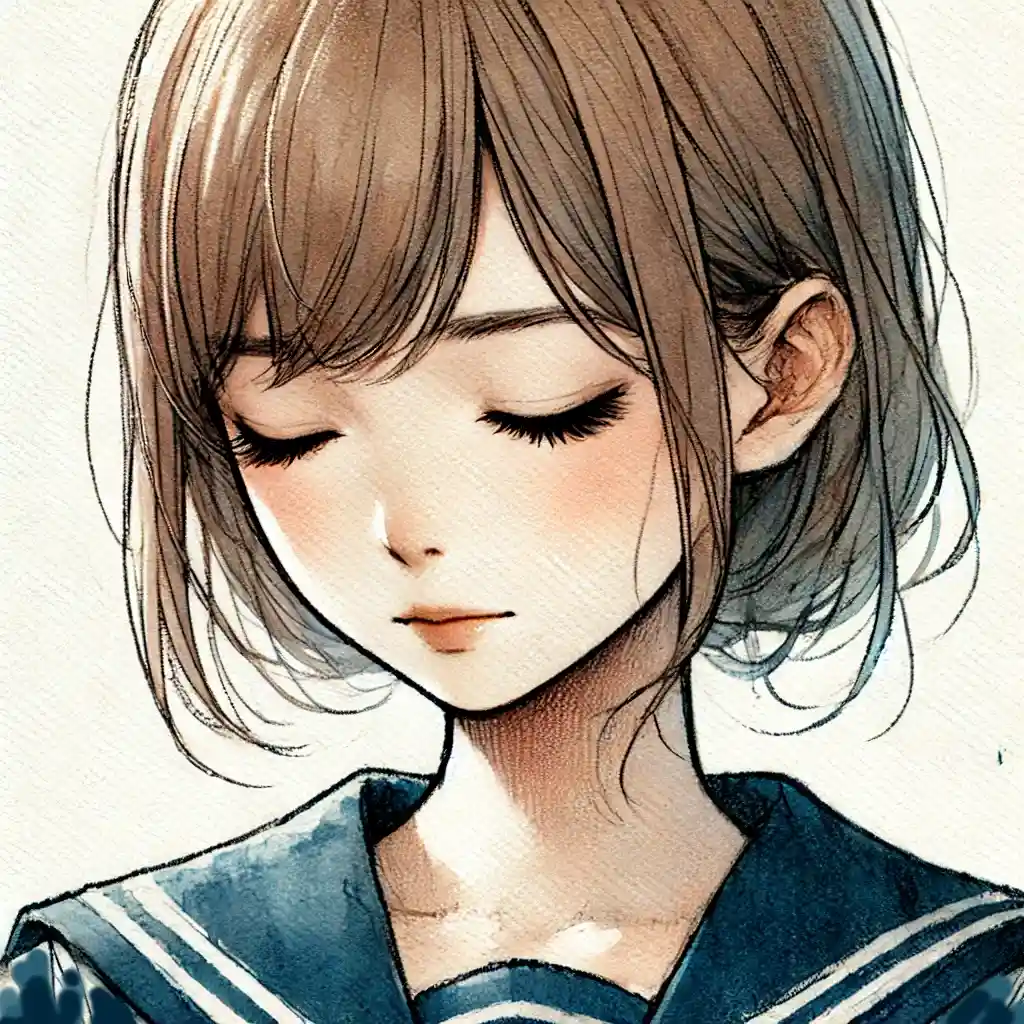 自分音気持ちを確かめる女子