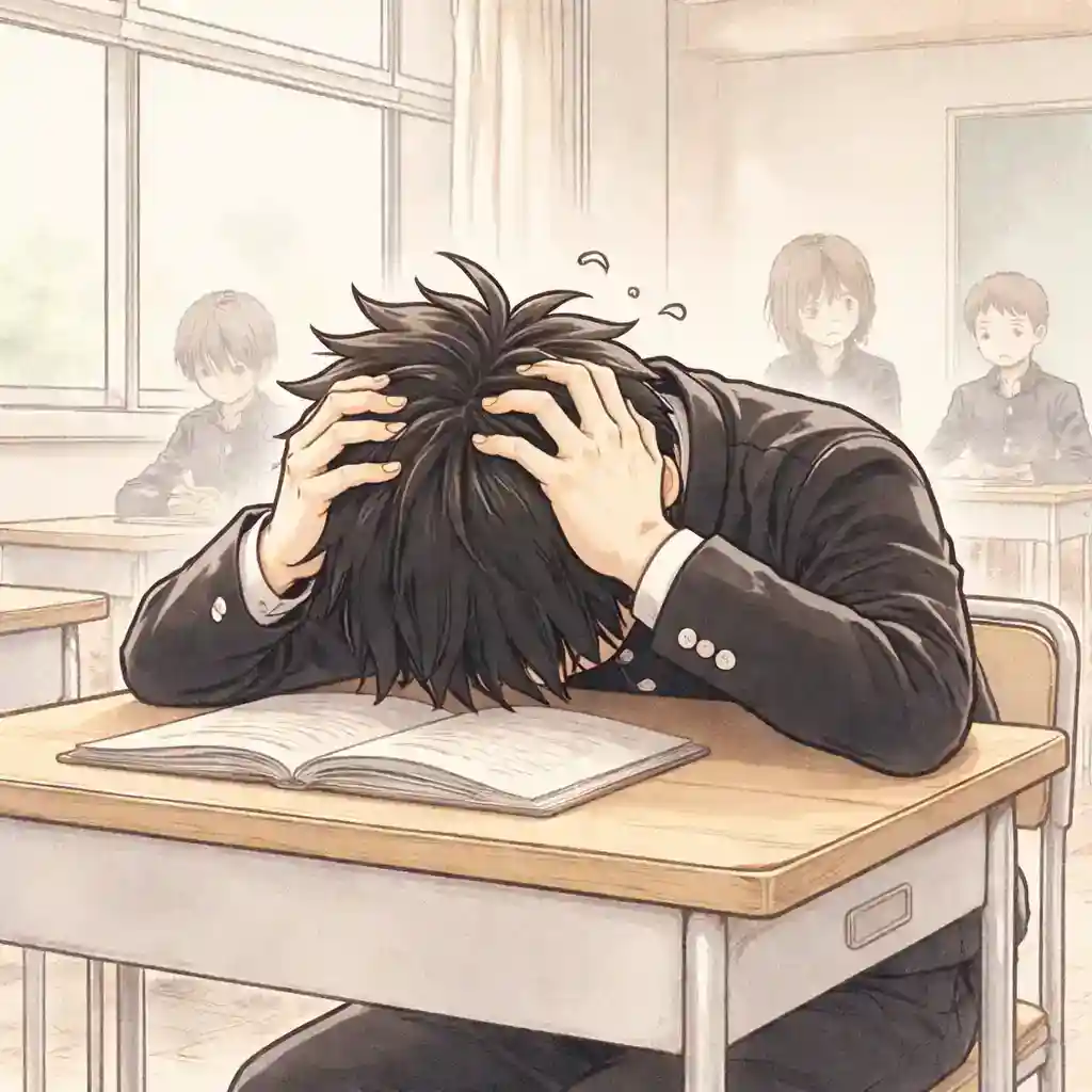 全然分からんという中学生男子