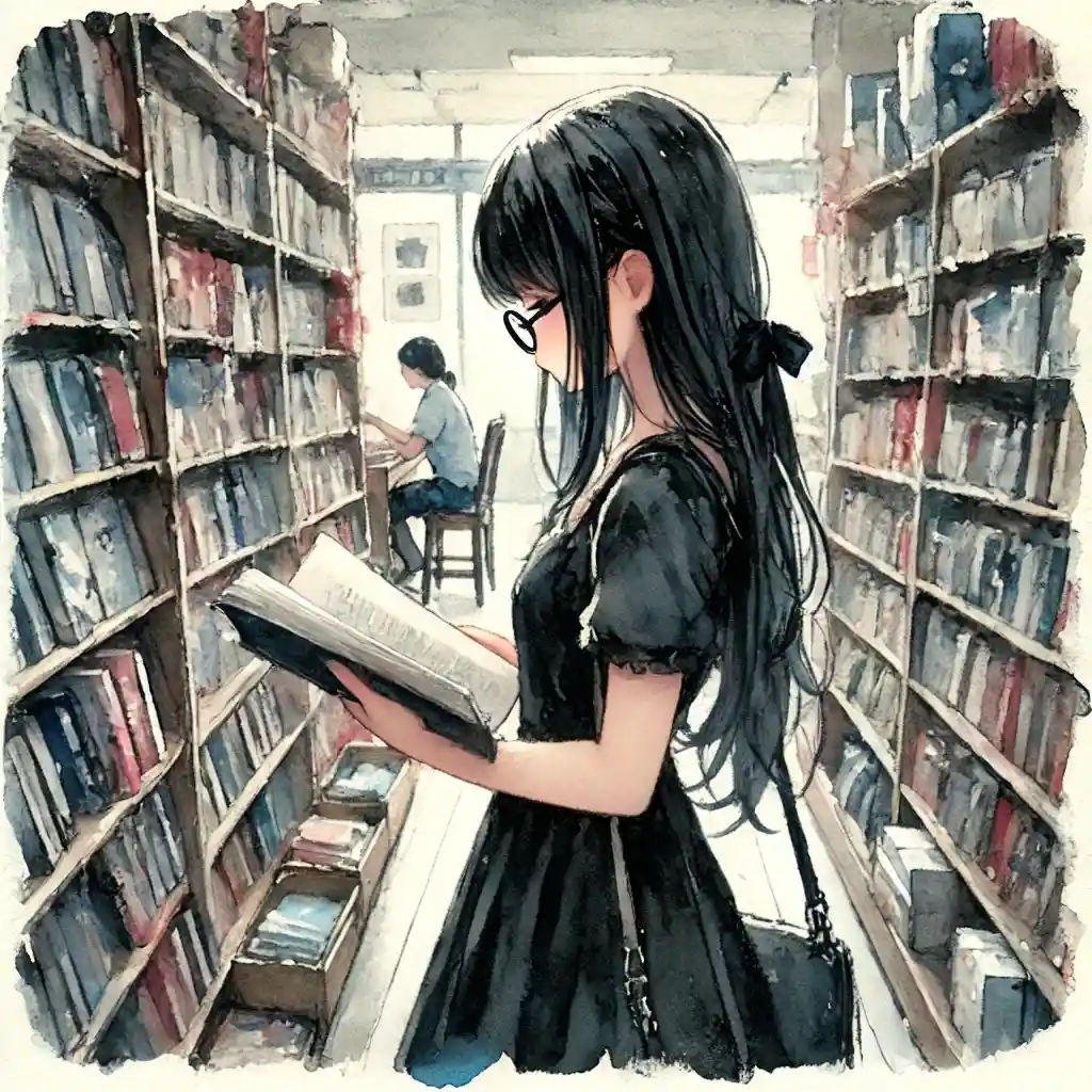 本は自分で選ぶ中学生女子