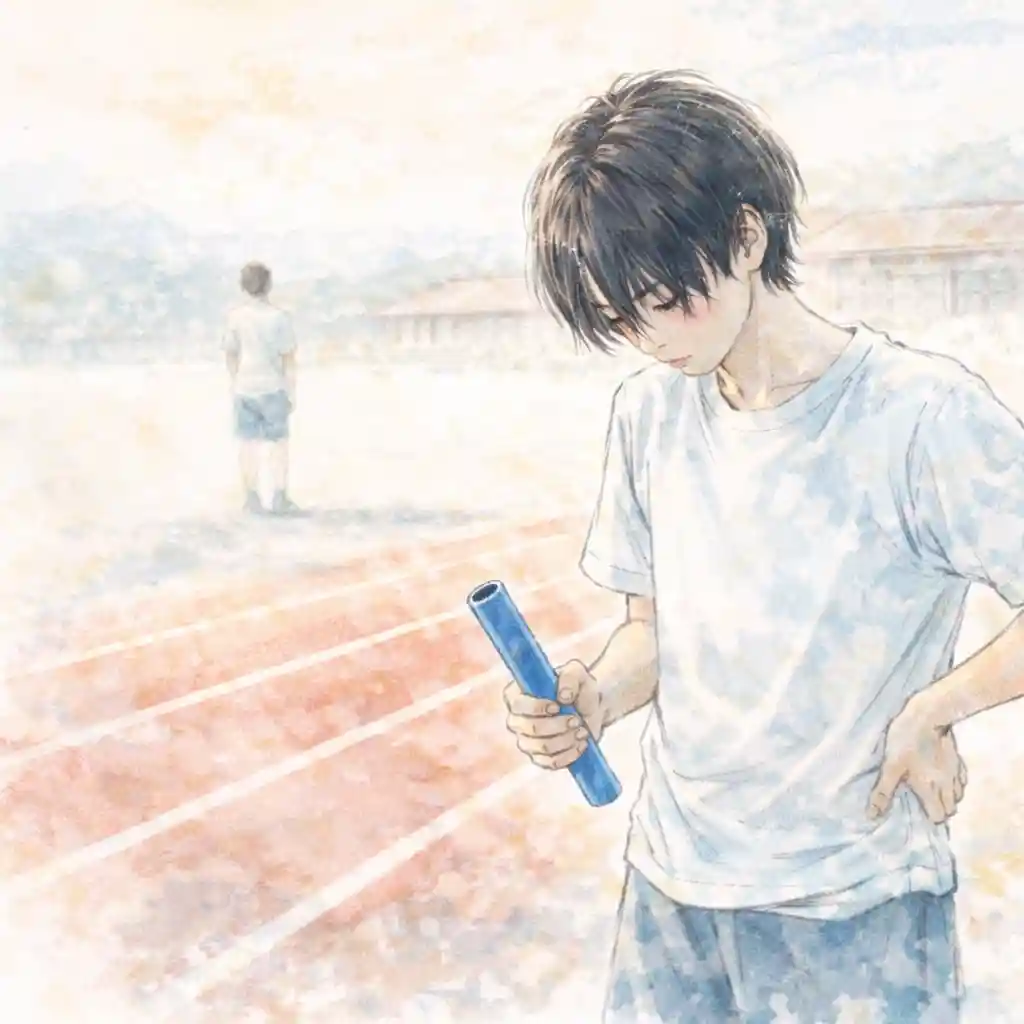 びびっている男子