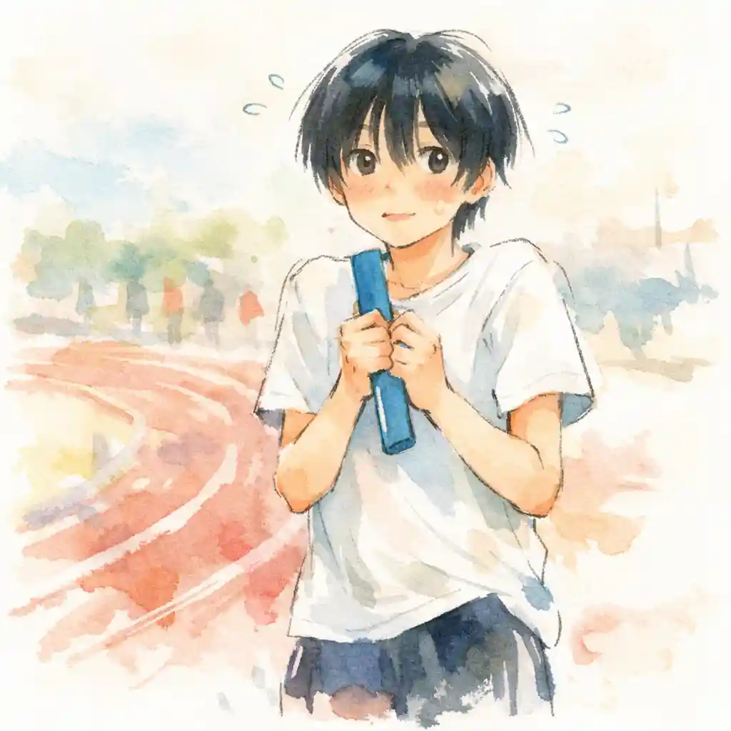 びびっている男子