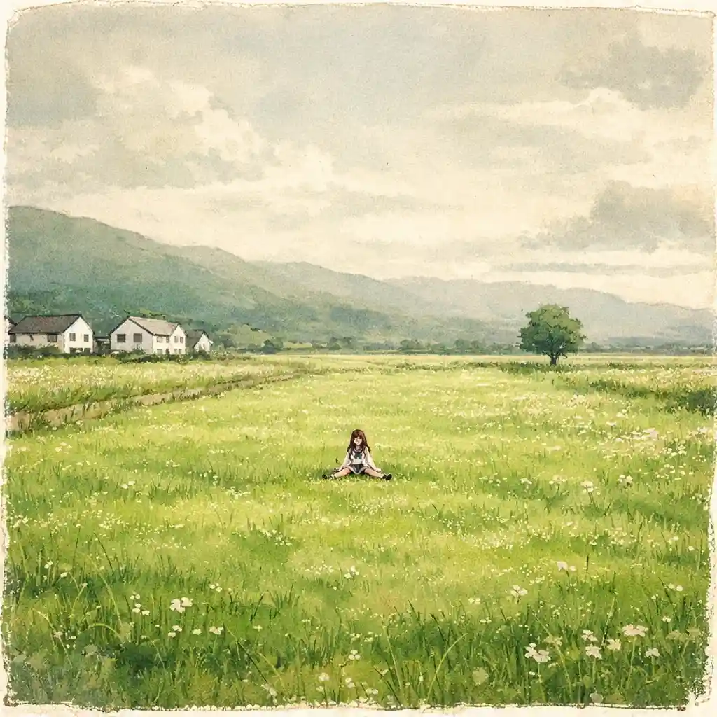 考えを整理している中学生女子