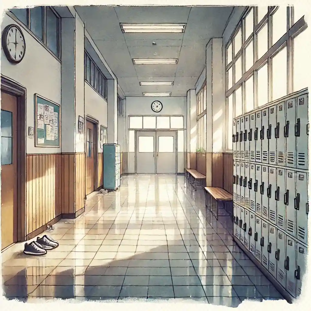 学校の廊下
