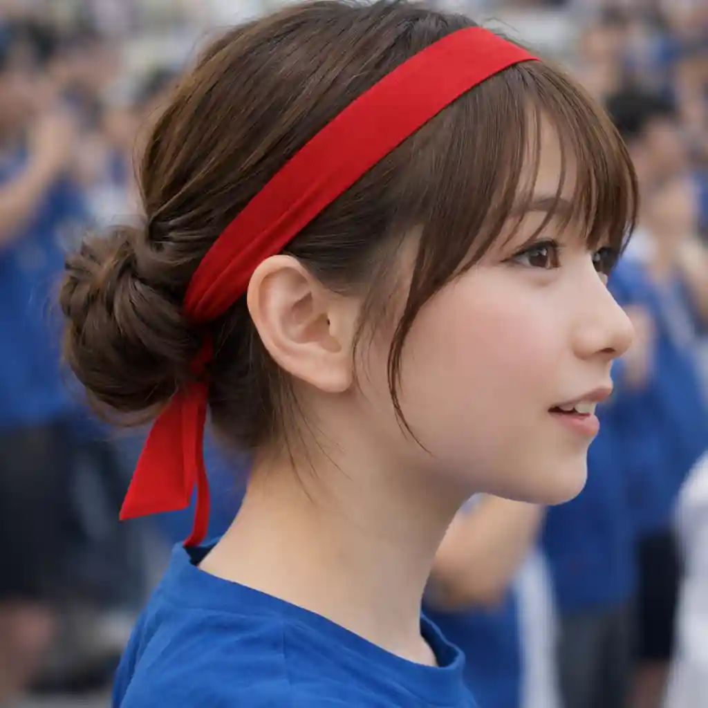 後ろ髪くるリンパの女子