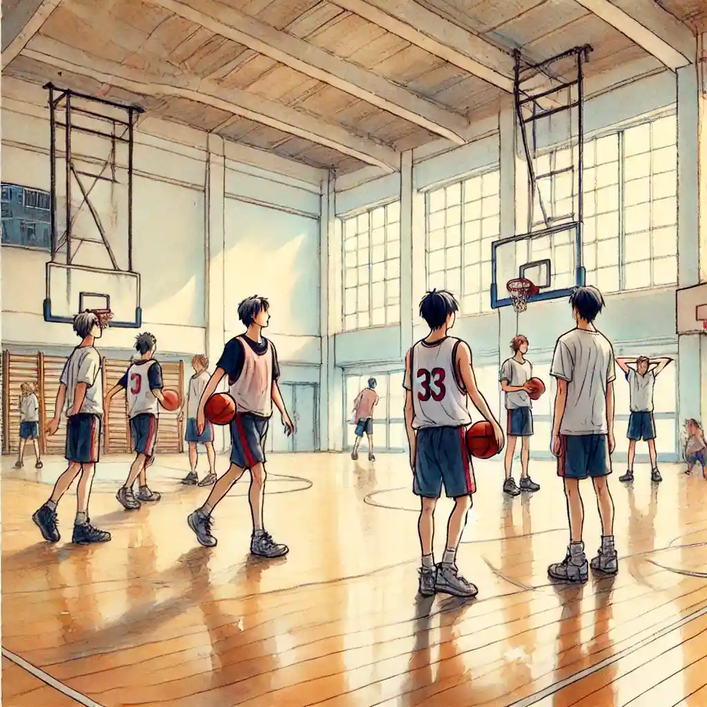 体験入部した中学生男子