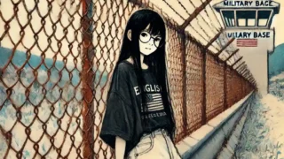 気分転換に散歩している女子