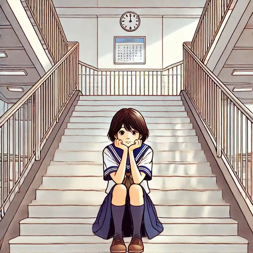 考えている女子