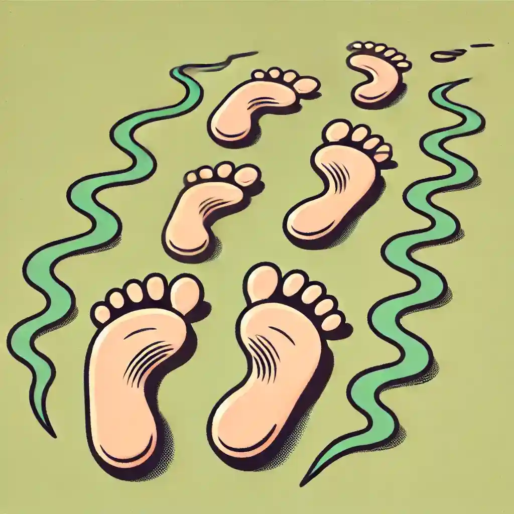 足が臭いイメージ