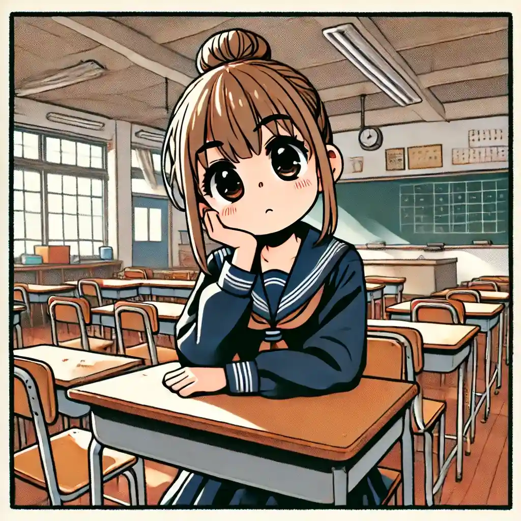 部活を辞めるかか迷っている女子