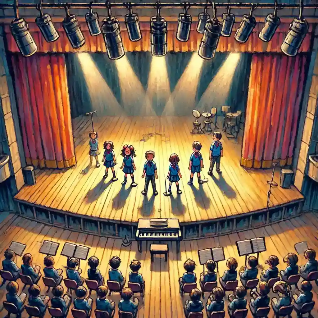 舞台上の演劇部