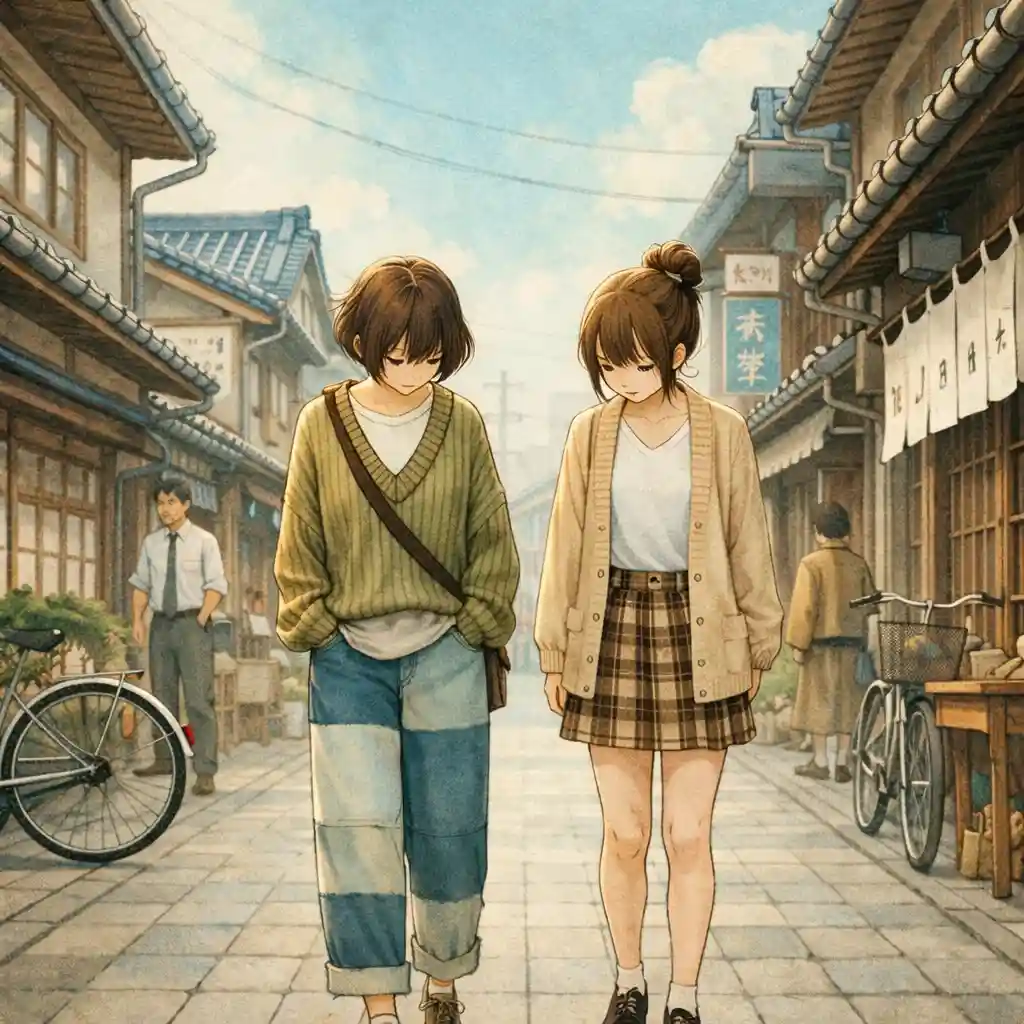 言葉が途切れる二人