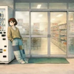 コンビニでちょっとメランコリックな女子