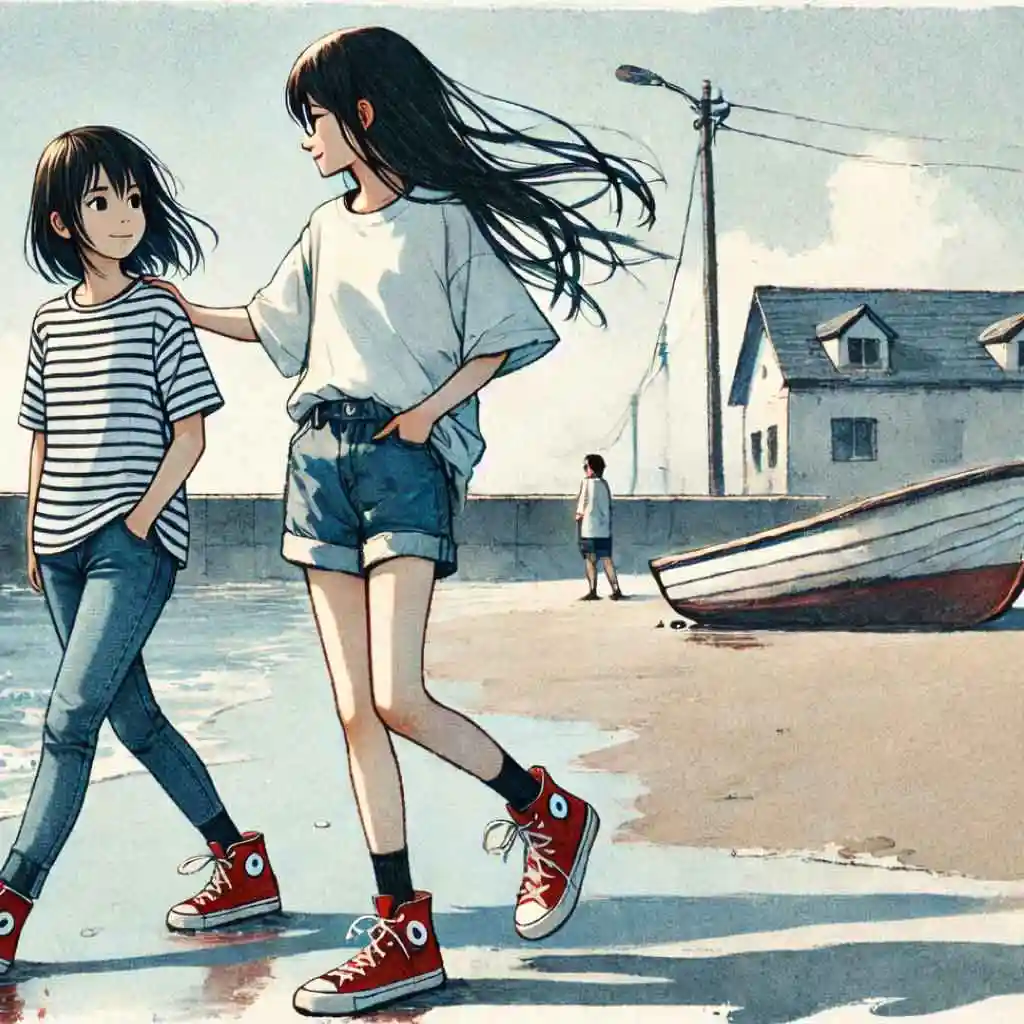 友達と話せるようになった女子