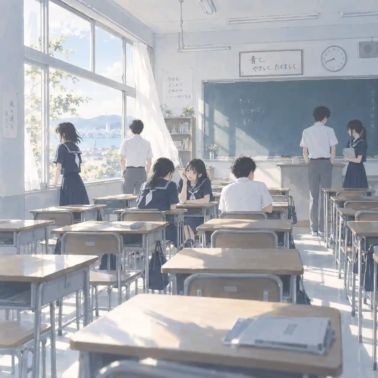 授業前の教室