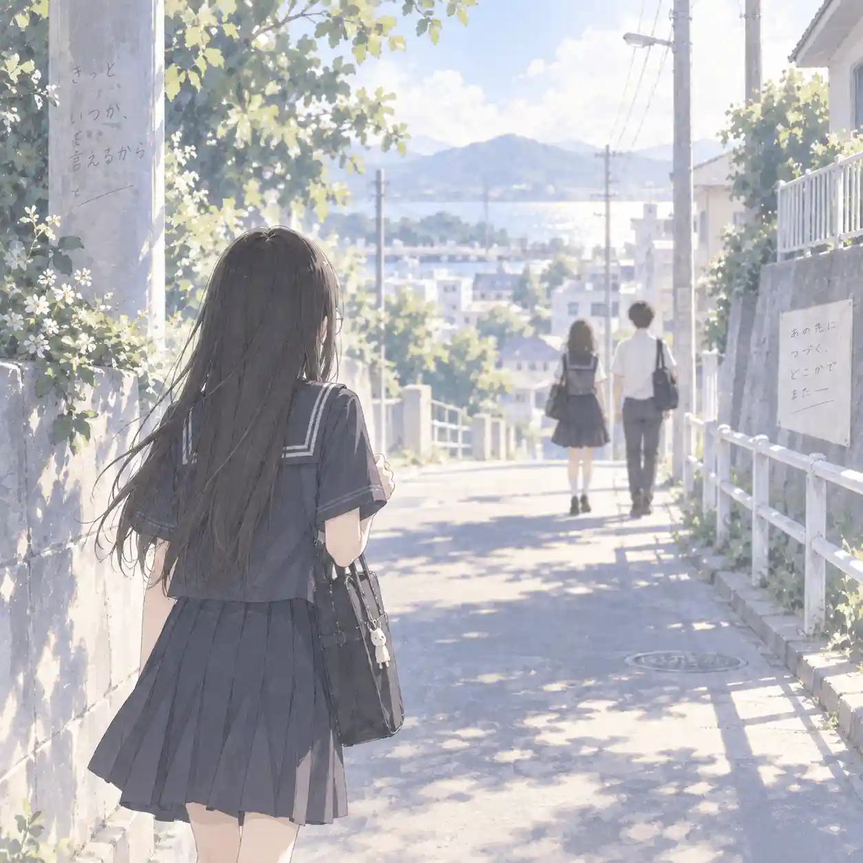 下校中も一人