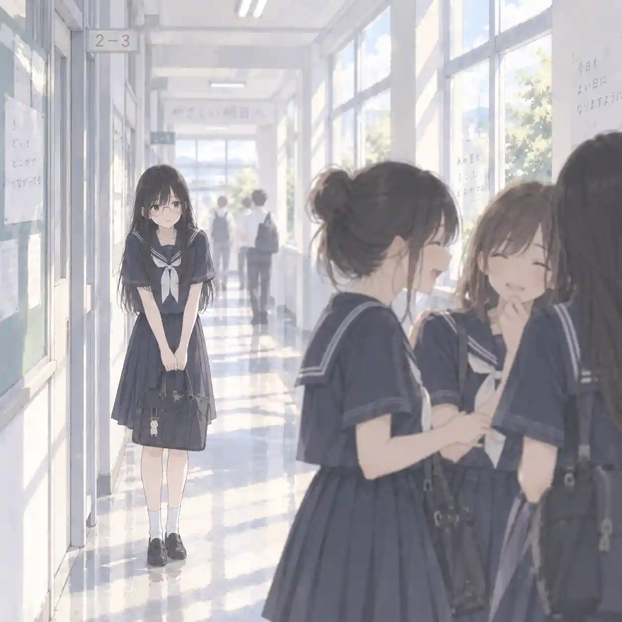 グループに入れない女子
