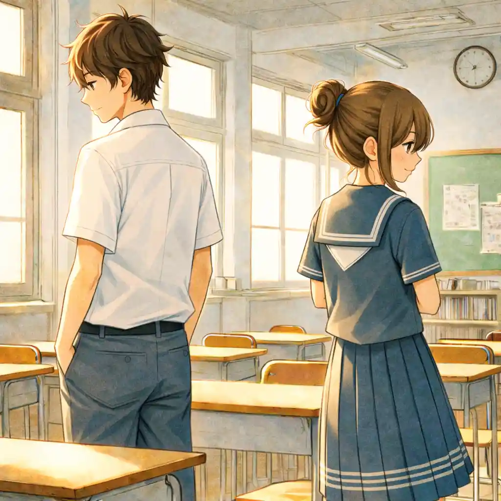 話が弾まない二人