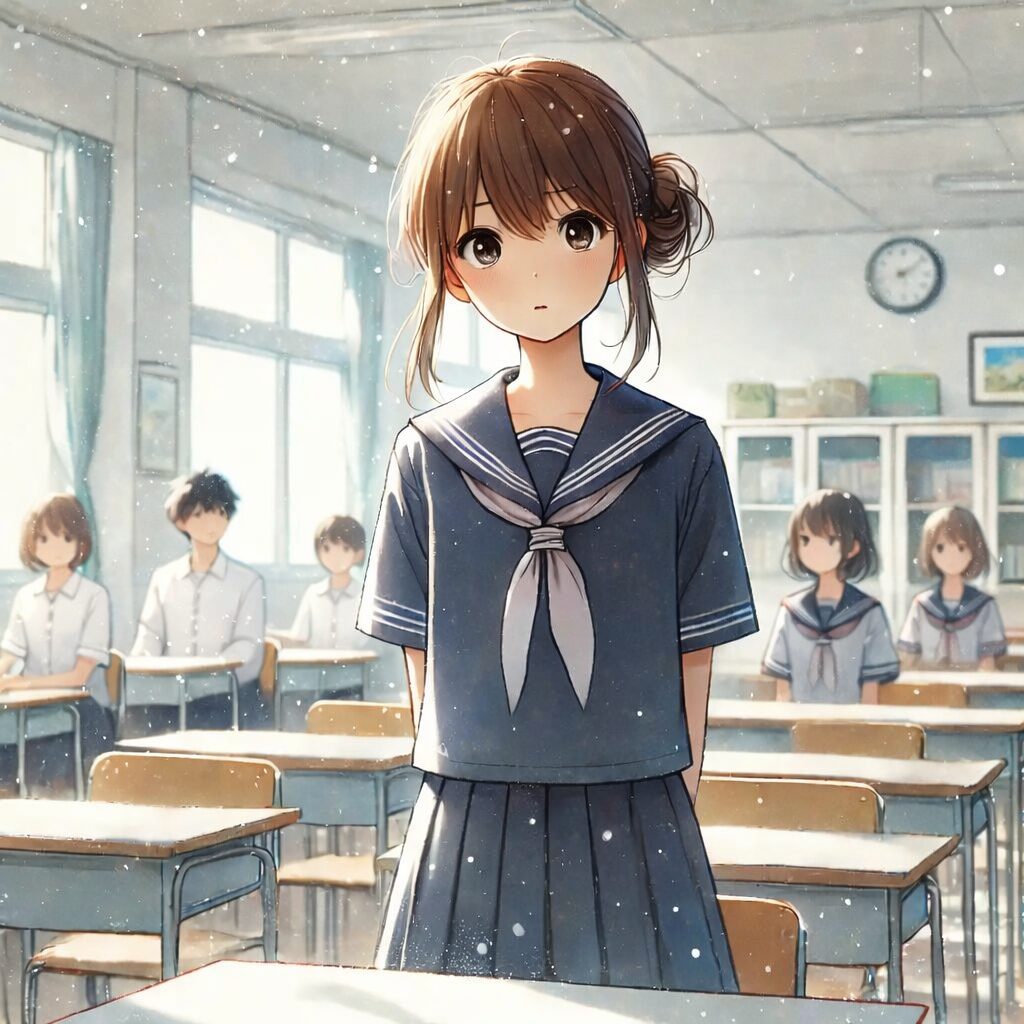 悩む女子