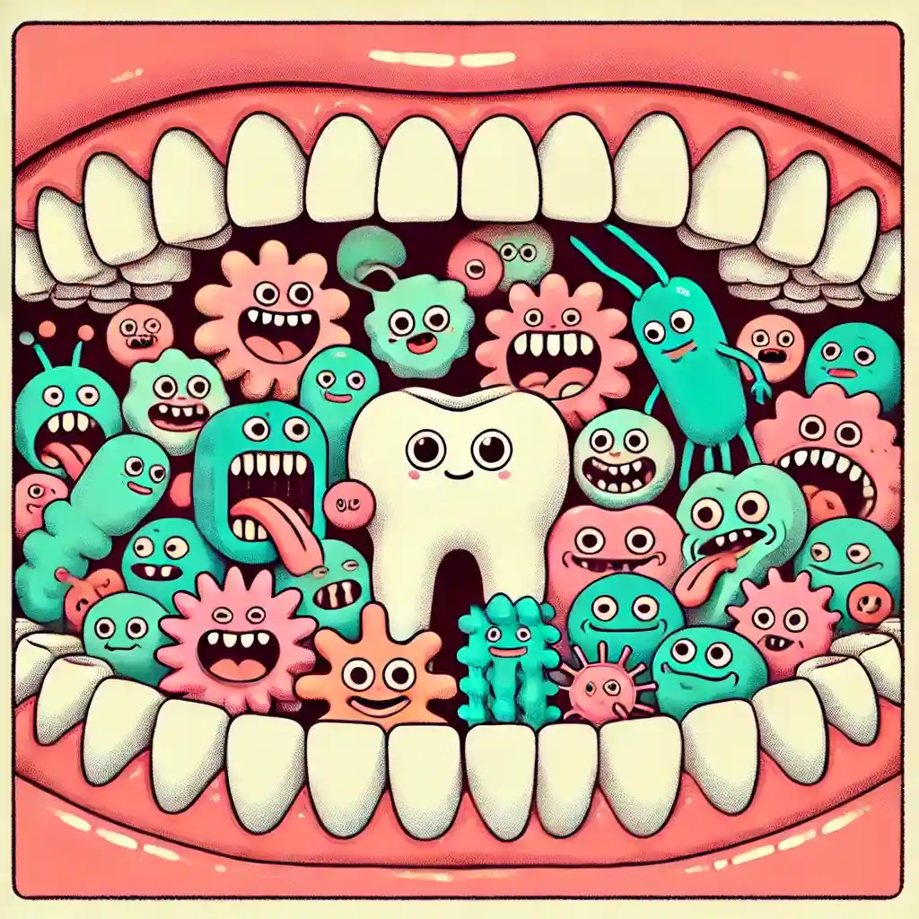 口の中は細菌でいっぱい