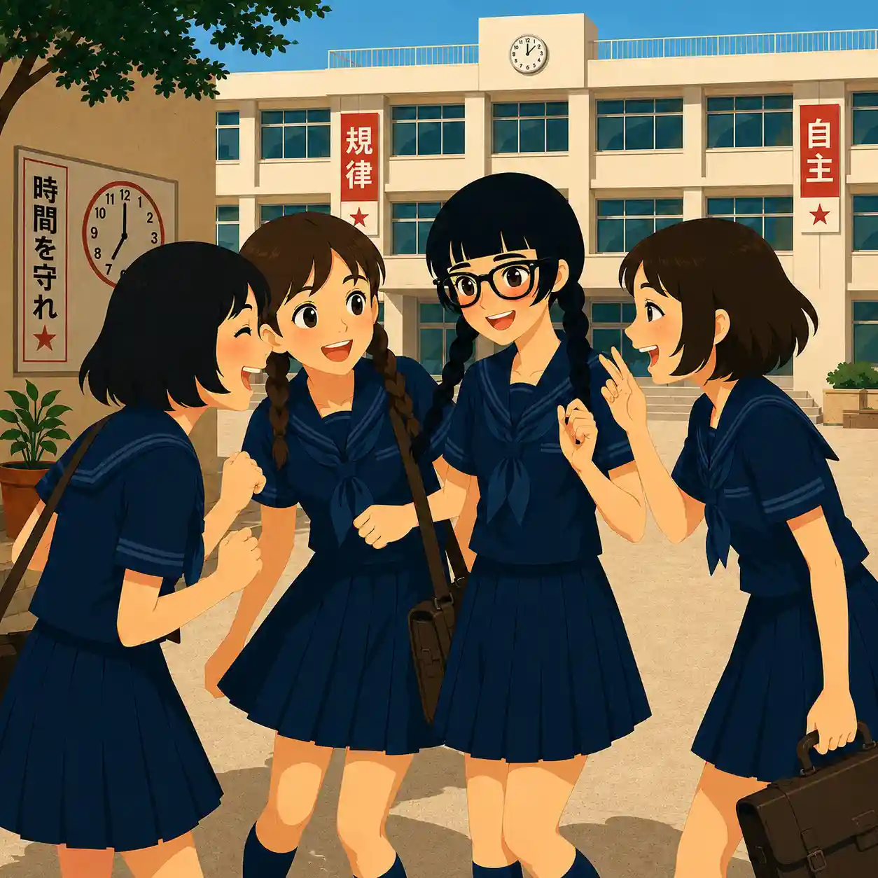 口臭を気にせずみんなと話せるようになった女子