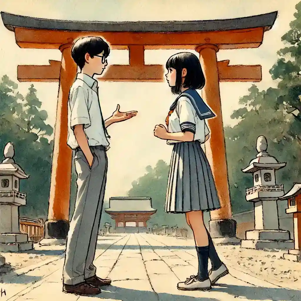 口喧嘩が始まる中学生