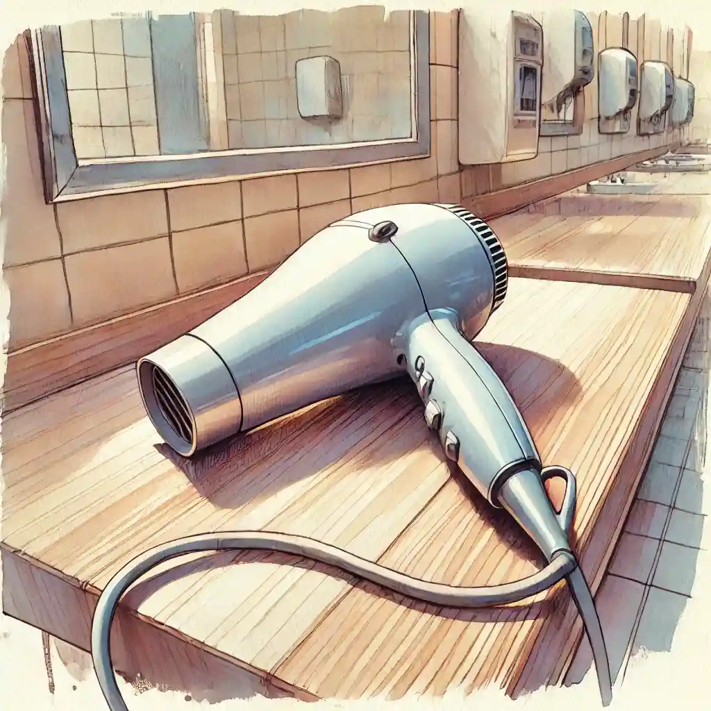 脱衣所のドライヤー