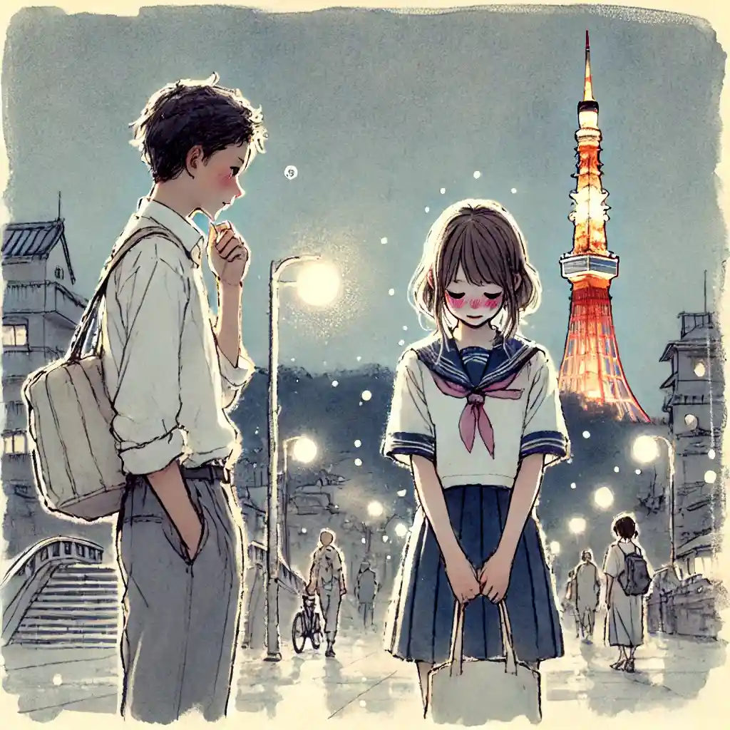 修学旅行中に告白された女子