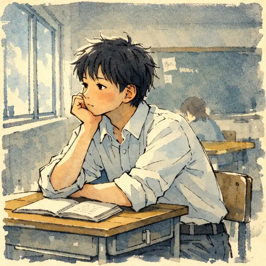 告白しなかったけどサバサバしている少年