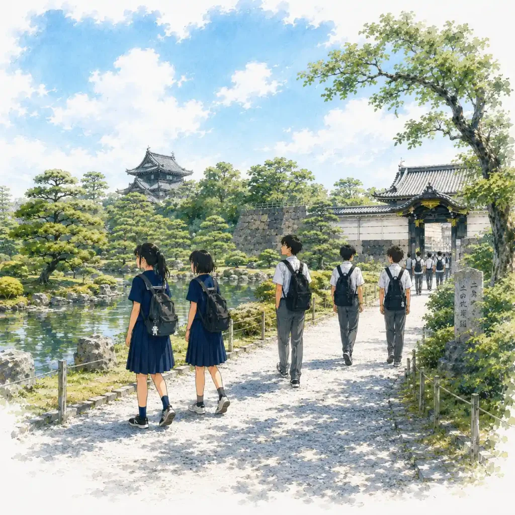 見学も上の空