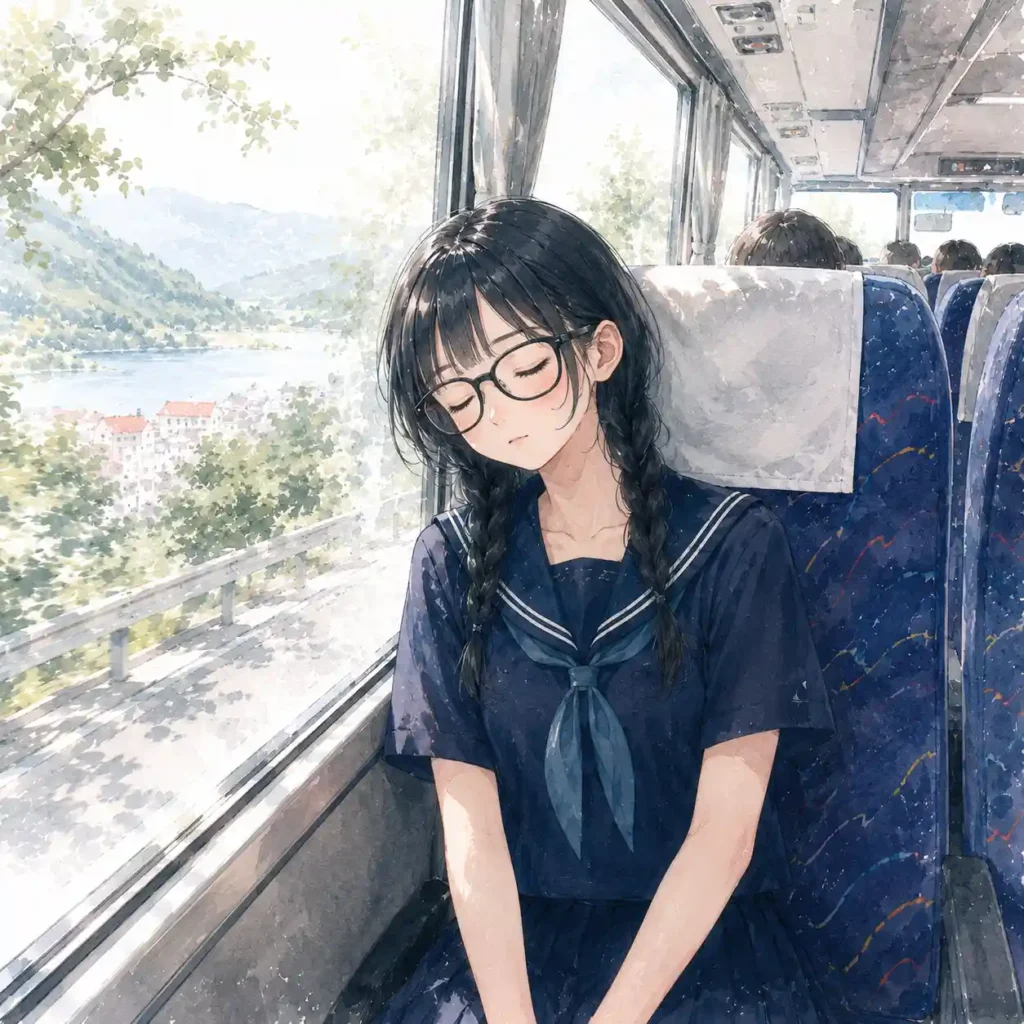 後悔している女子