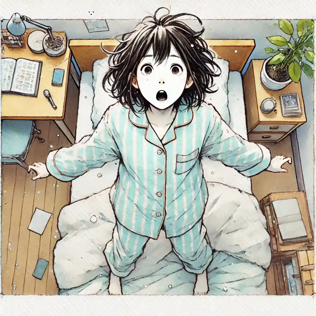 何度も修学旅行の夢を見る中学生女子