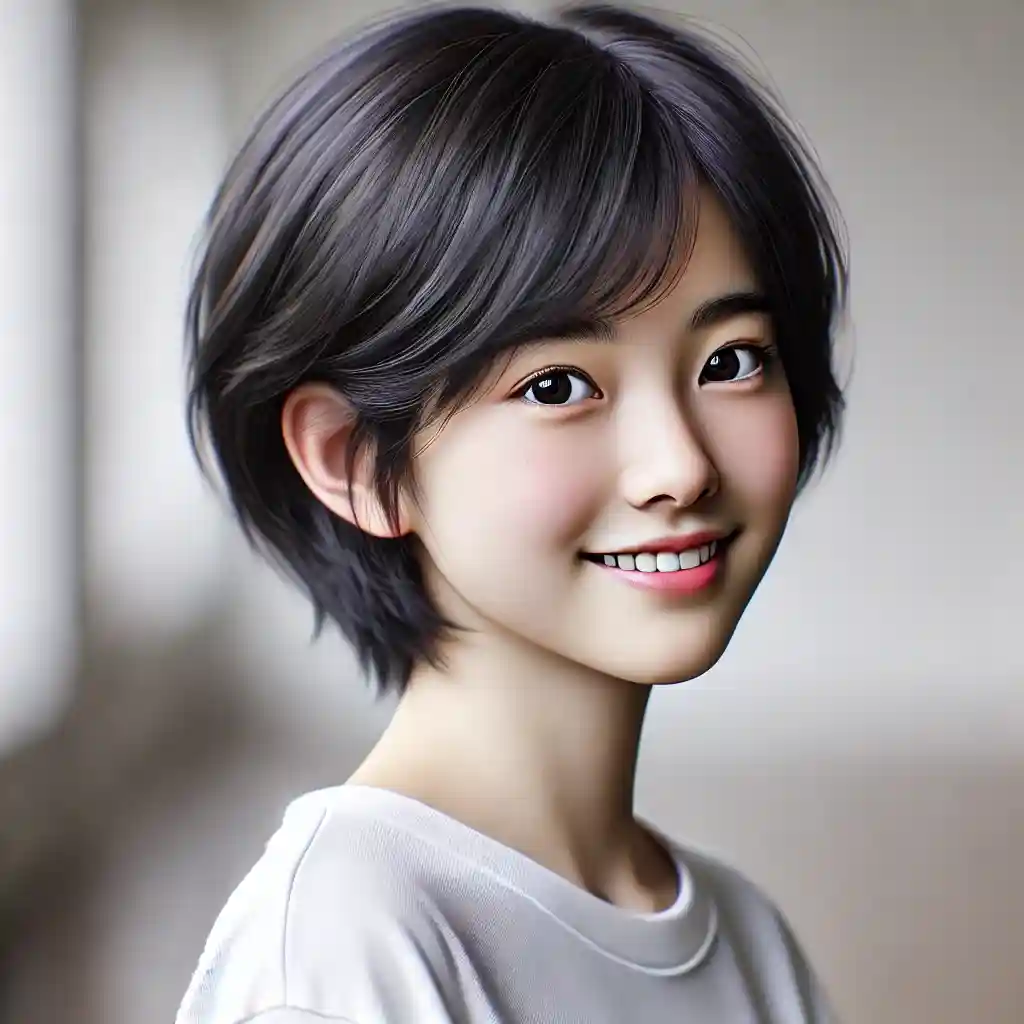 ショートの女の子