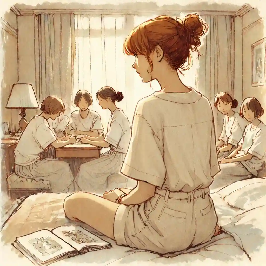 持ってきた部屋着がみんなと違った中学生女子