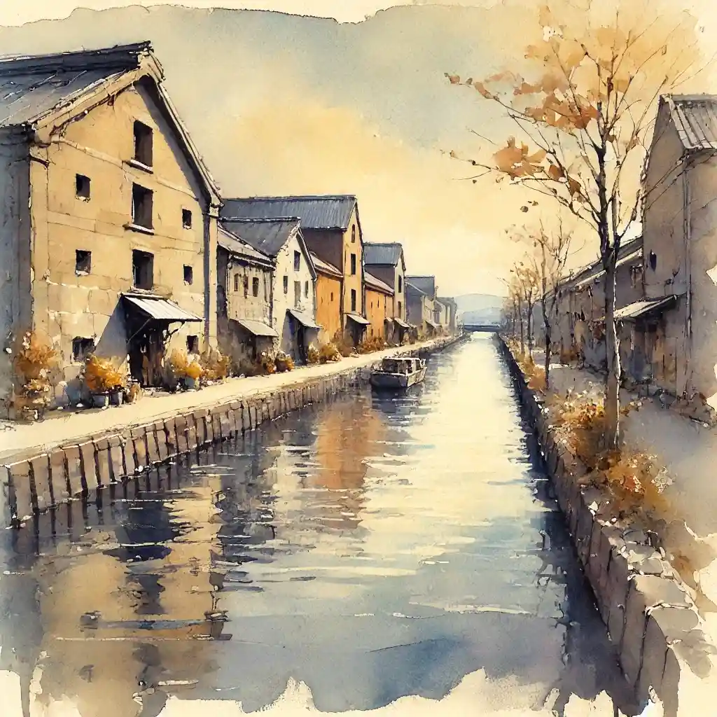 小樽の水路