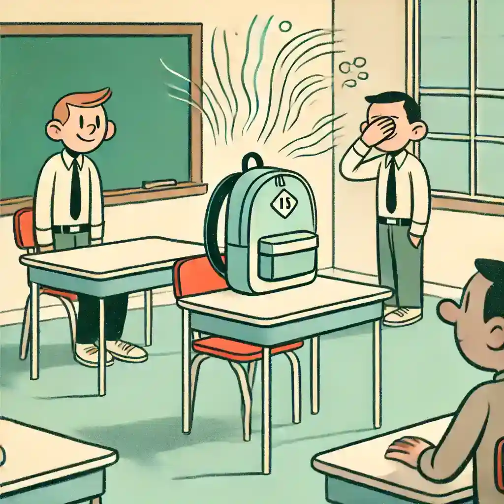 におっているリュック